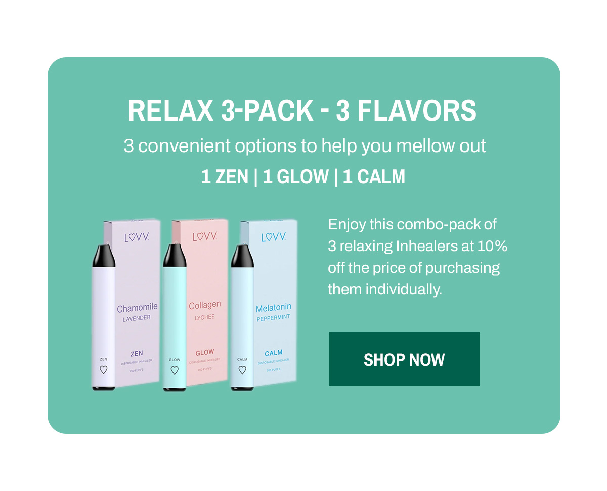 Relax 3-Pack - 3 Flavors