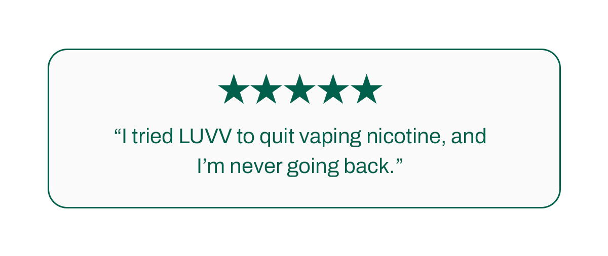 "I Quit Nic with Luvv"