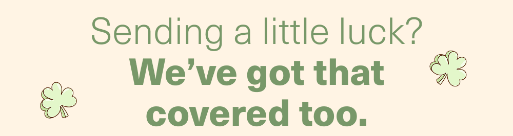 Sending a little luck?