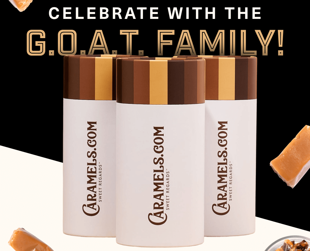 Celebrate with the G.O.A.T Family!