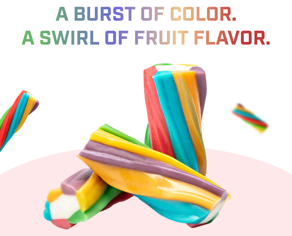 A swirl of fruit flavor. Shop Rainbow Rolls.