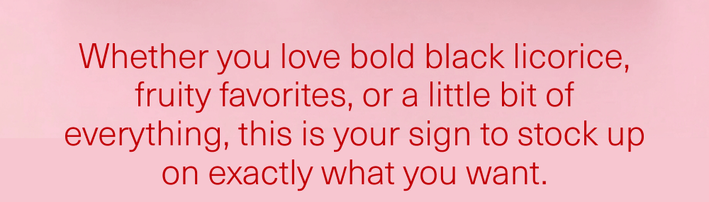 Your sign to stock up 