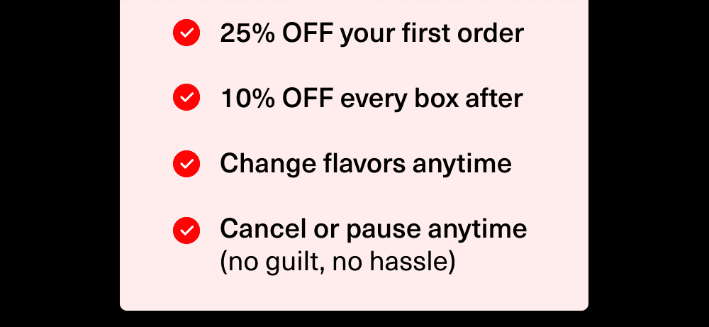 Start your subscription