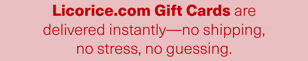 Licorice.com Gift Cards