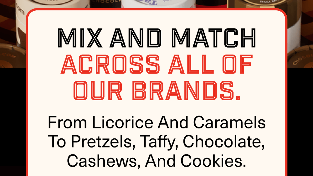 Mix and match across all of our brands