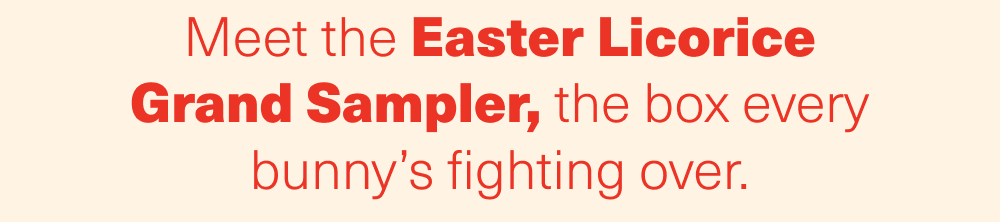 Meet the Easter Licorice Grand Sampler