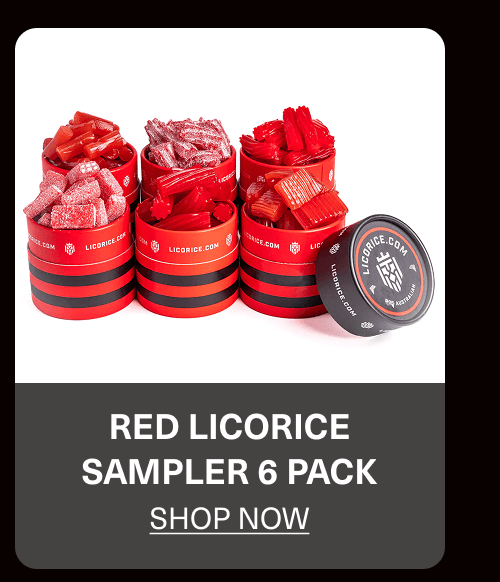 Red Licorice Sampler 6 Pack