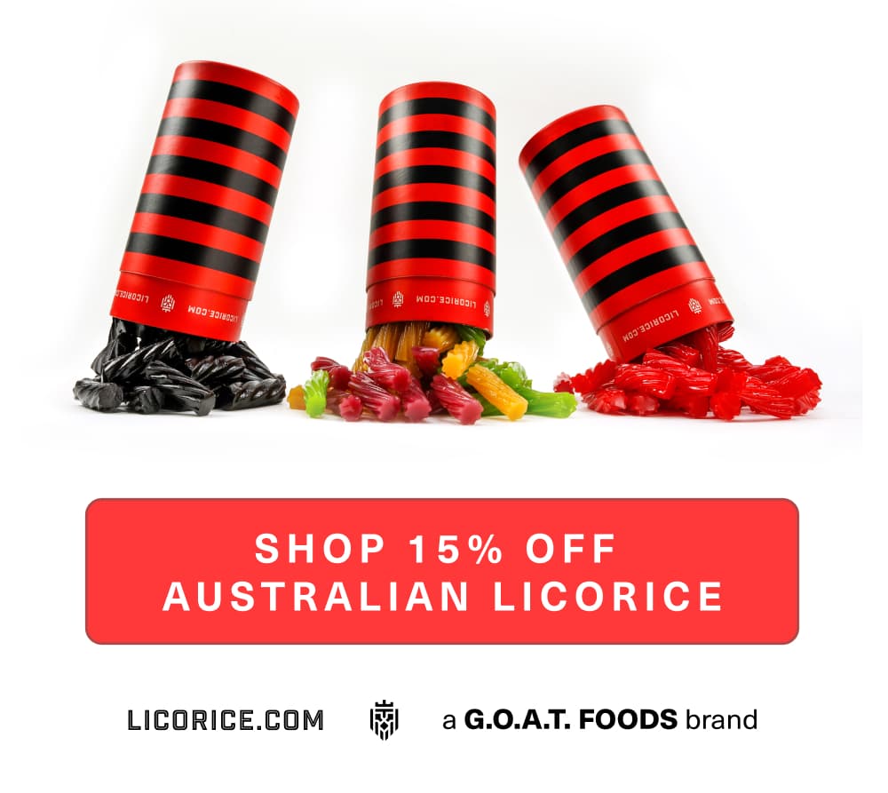 15% Off Australian Licorice