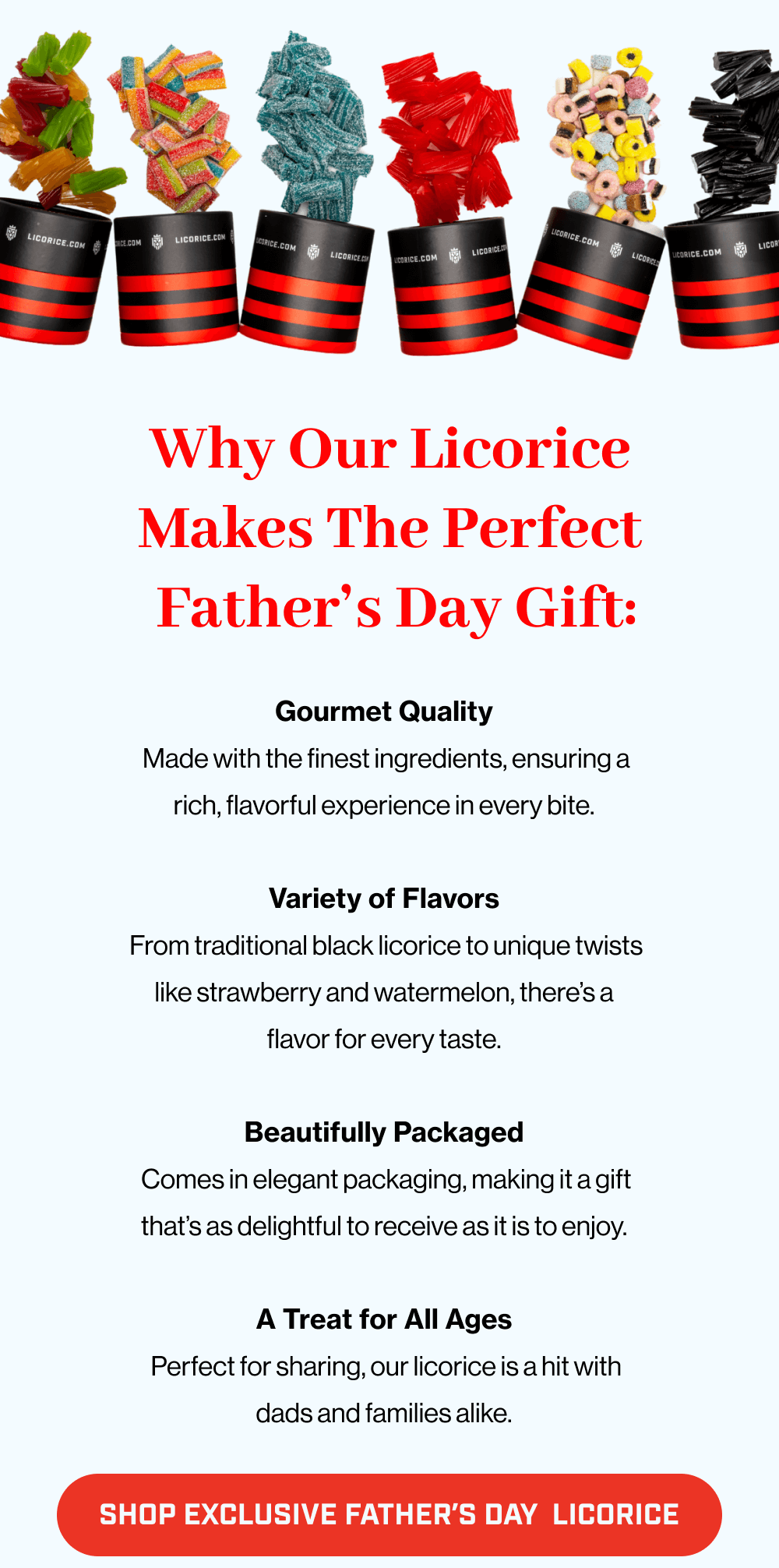 Shop Father's Day Licorice