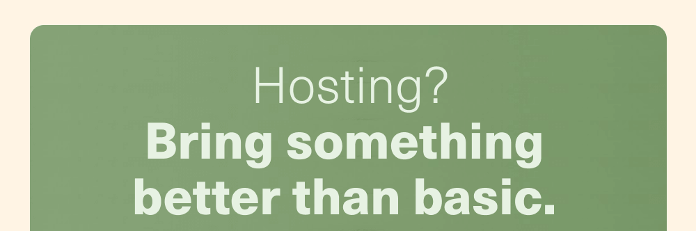 Hosting?