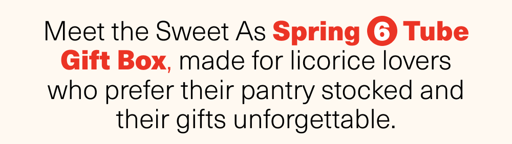 Meet the Sweet As Spring 6 Tube Gift Box