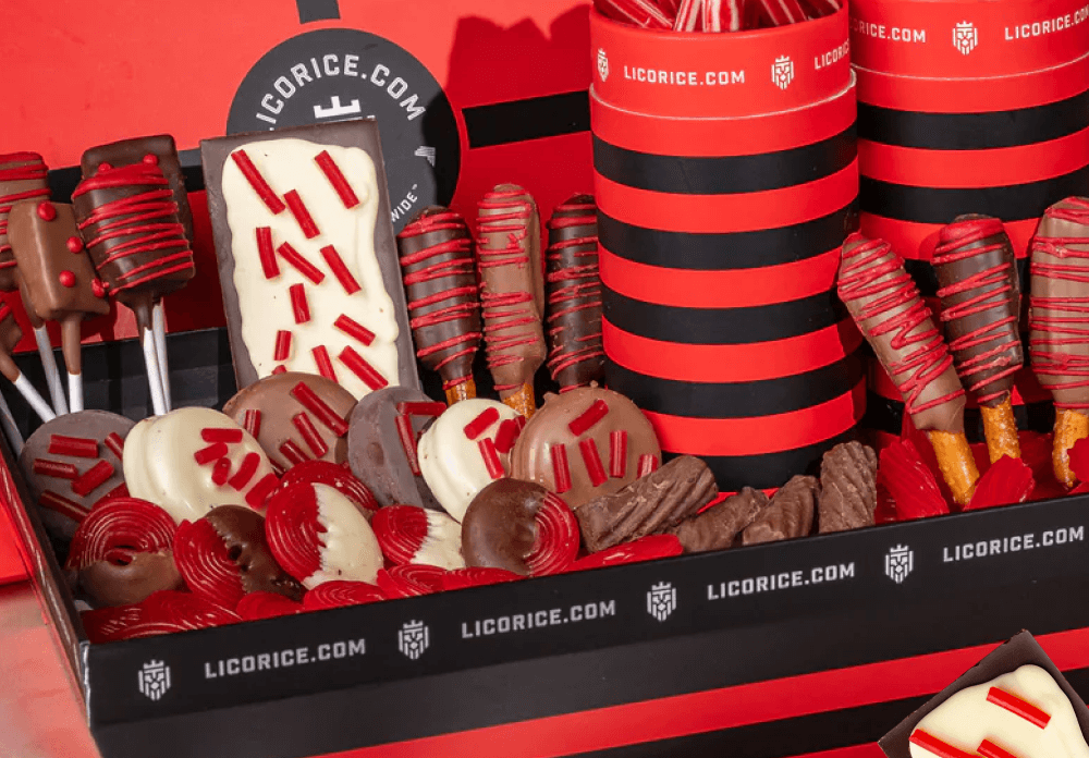 Our Licorice Belgian Chocolate Basket