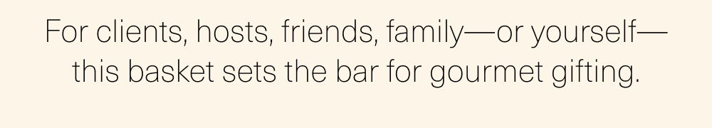 Gourmet gifting