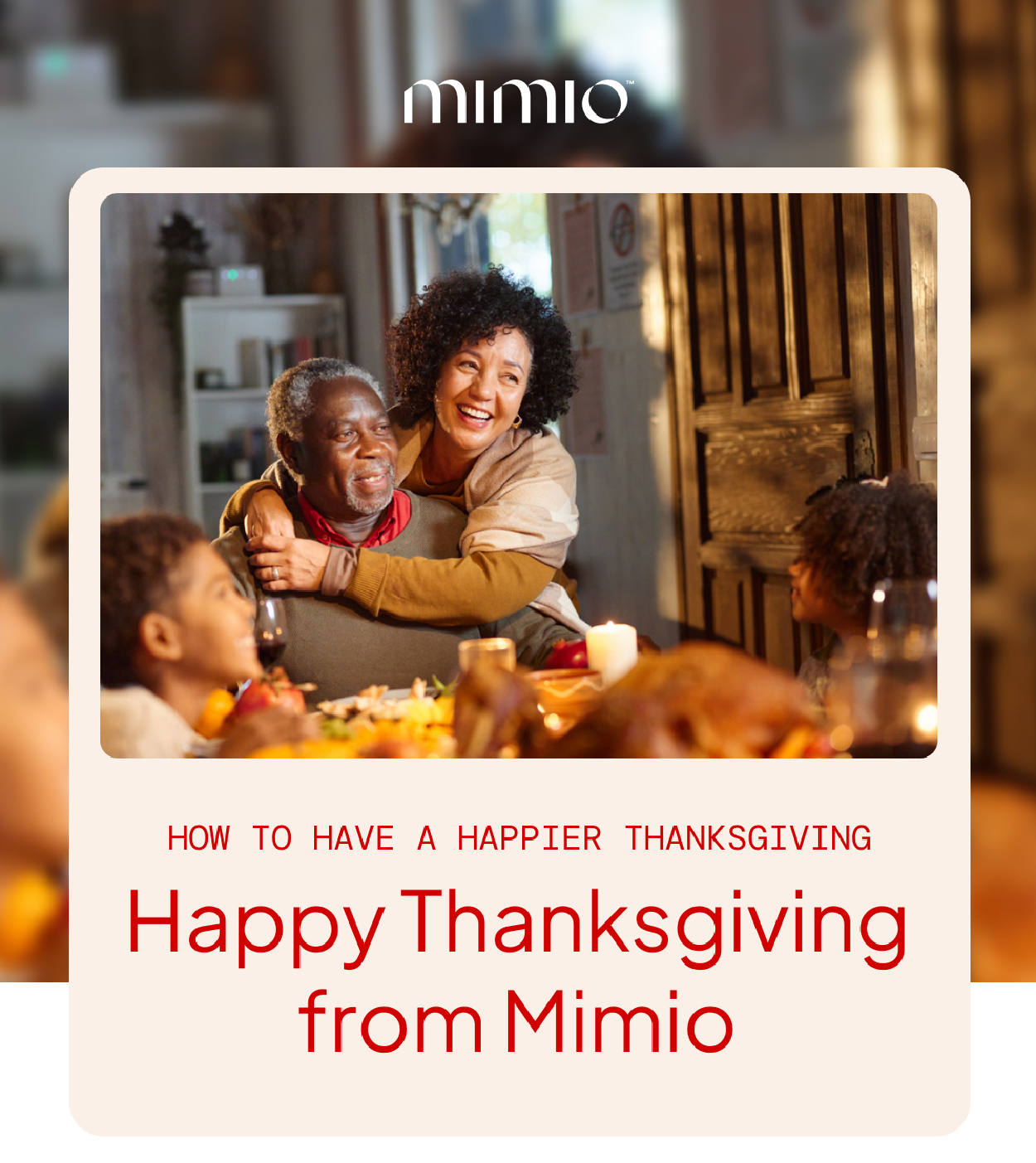 Happy Thanksgiving from Mimio