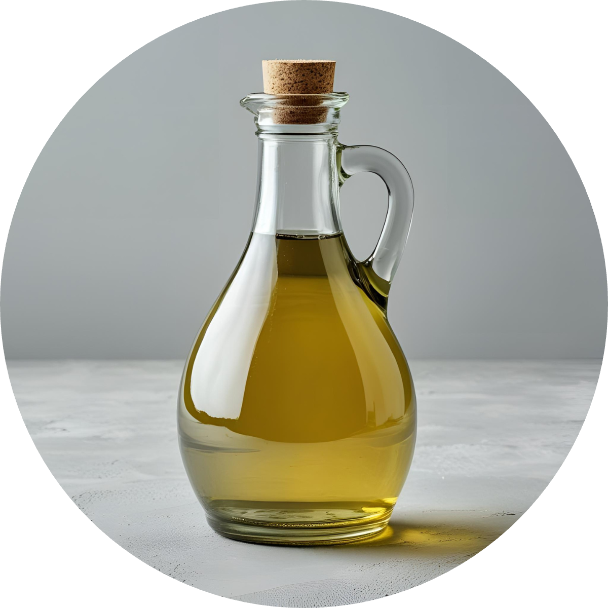 Image of vinegar in a clear bottle