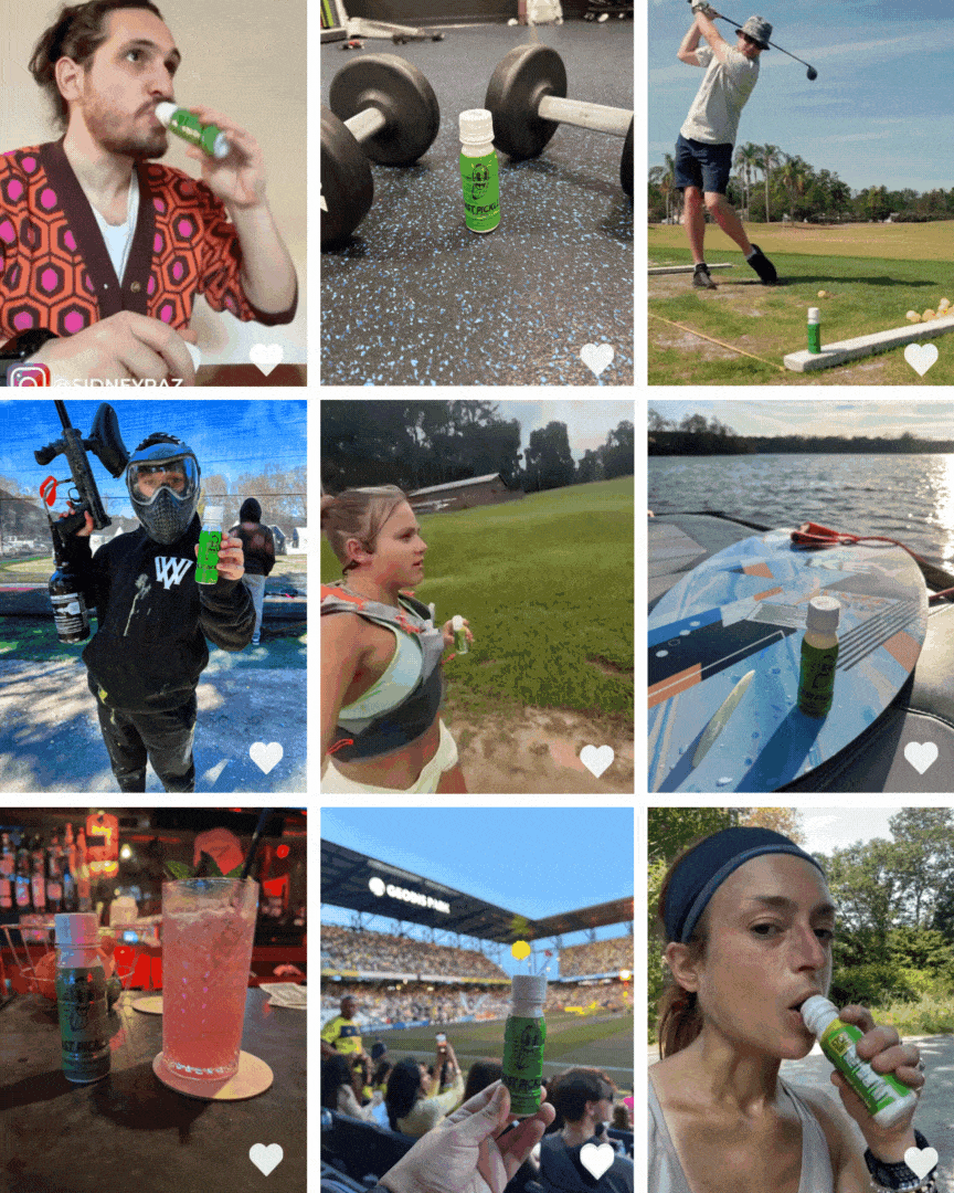 Collage of photos from Instagram community