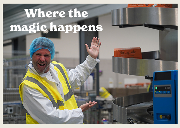 Dr James Greenwood visits our factory!
