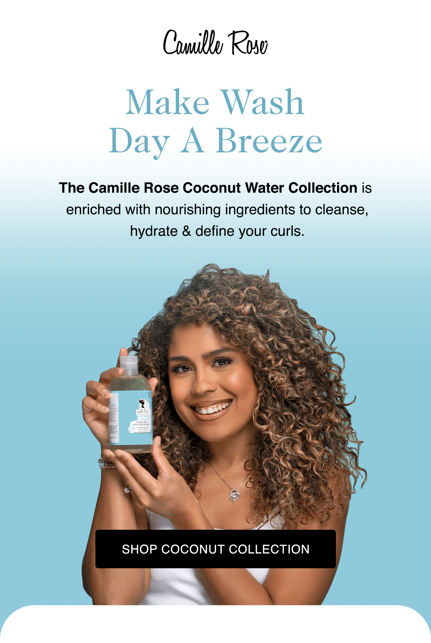 New wash day essentials 🥥 💧 Camille Rose