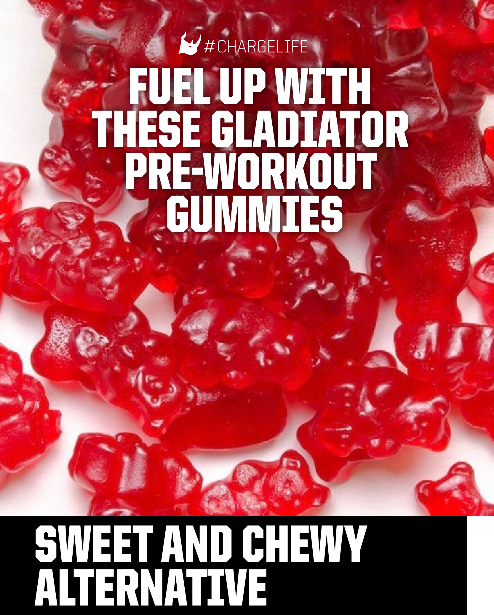 Fuel up with these GLADIATOR PreWorkout Gummies! Ryno Power