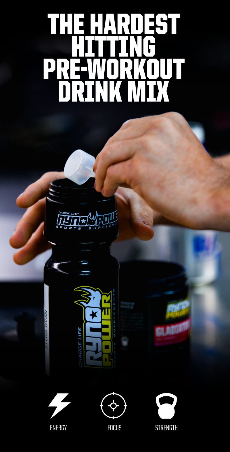 The power of Gladiator Preworkout! Ryno Power