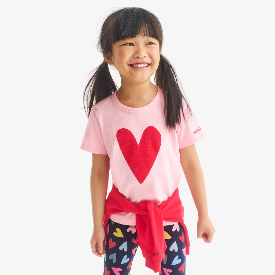Kids heart tee