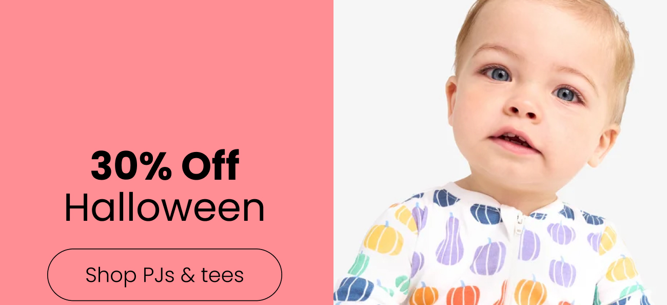 30% Off Halloween. shop PJs & tees