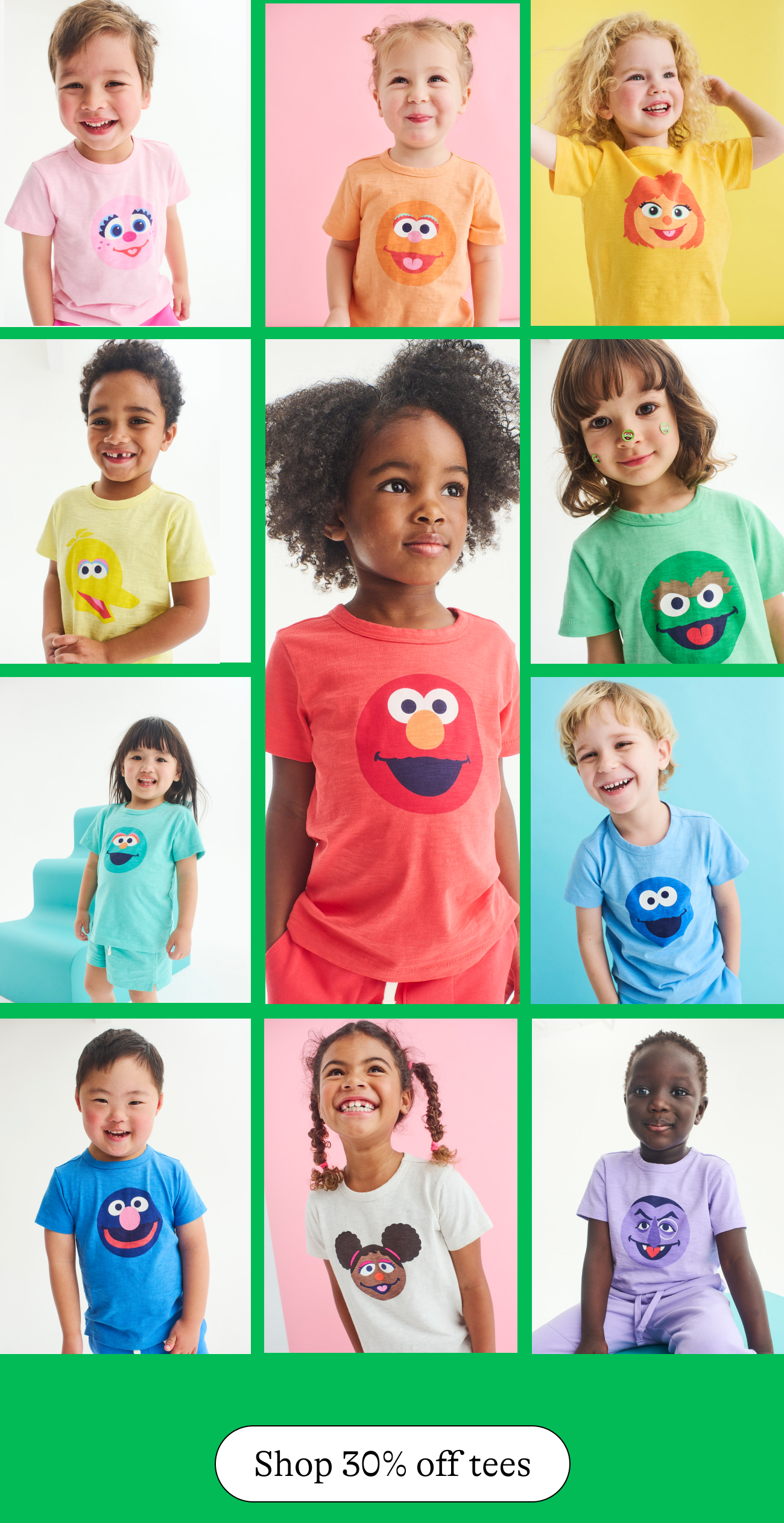 Shop 30% off tees