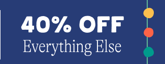 40% off everything else