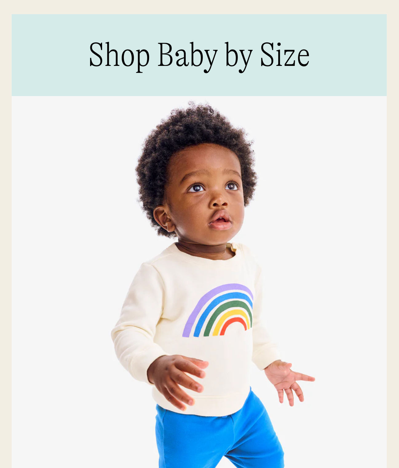 Shop baby by size