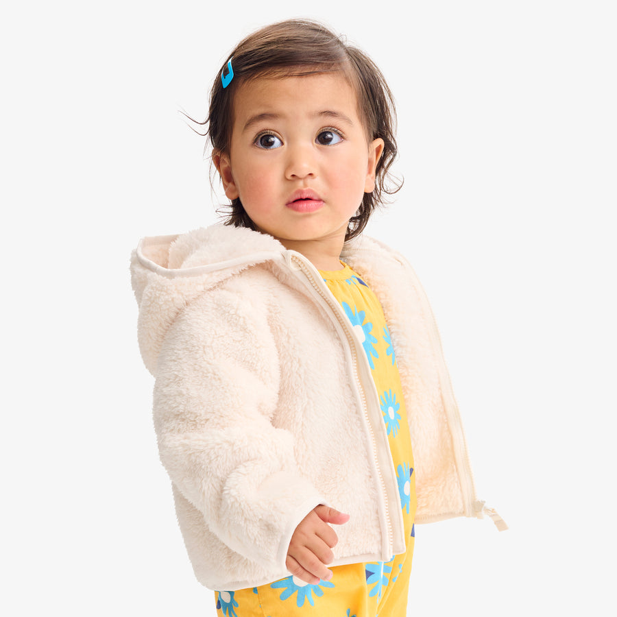 Baby teddy fleece jacket