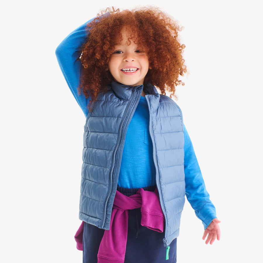 Kids lightweight puffer vest