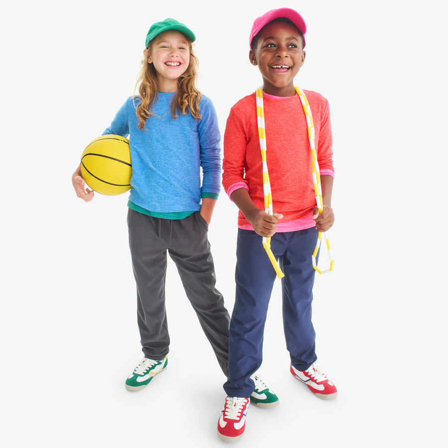 Kids StayCool stretch lined windbreaker pant