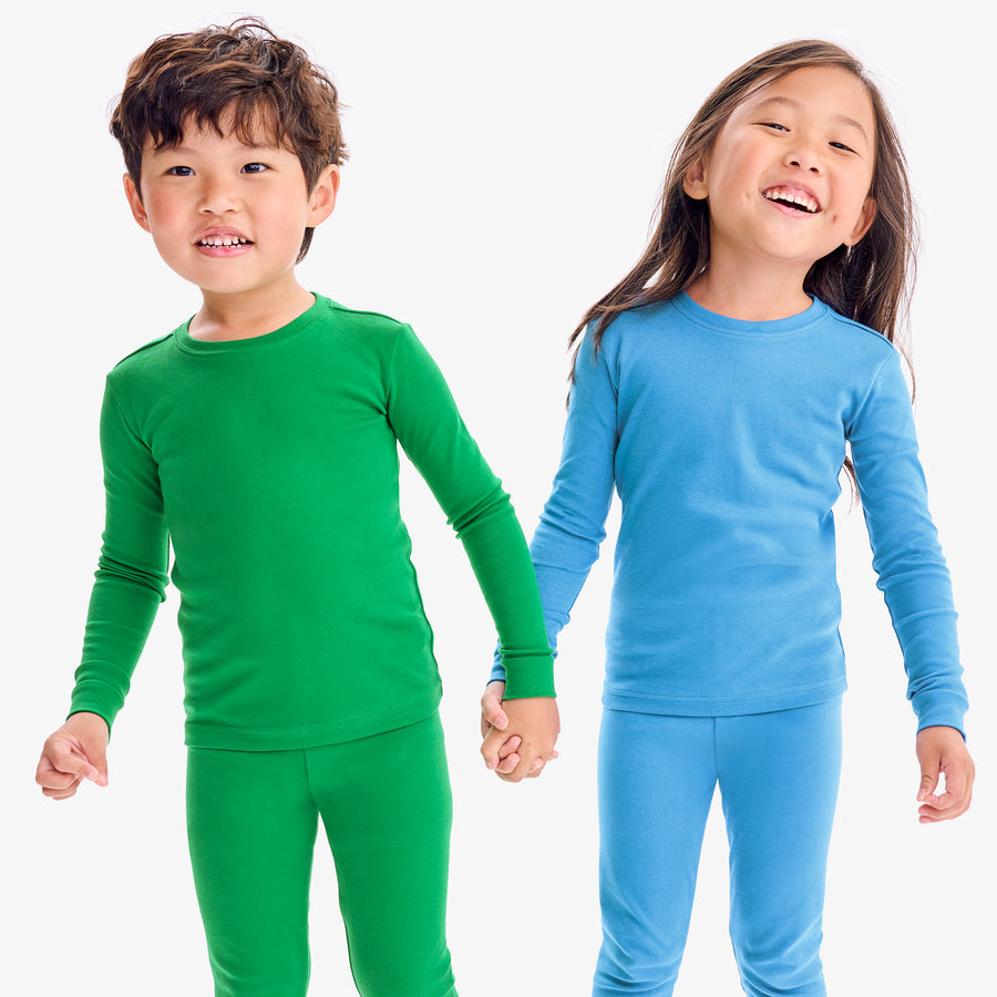 Kids organic long sleeve PJ top