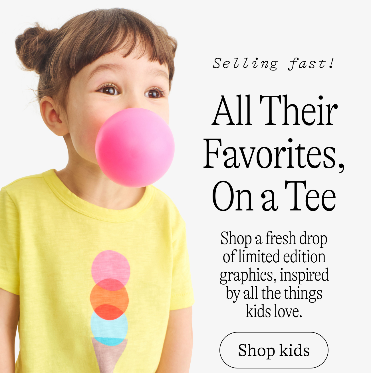 All Their Favorites, On a Tee Shop limited edition graphics, inspired by all the things kids love. Plus save 25% with your Spring Pass! shop kids