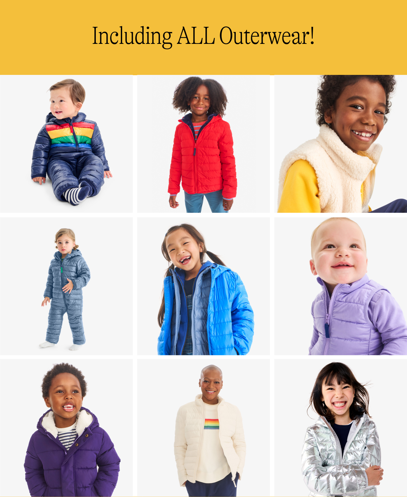 Including ALL Outerwear!