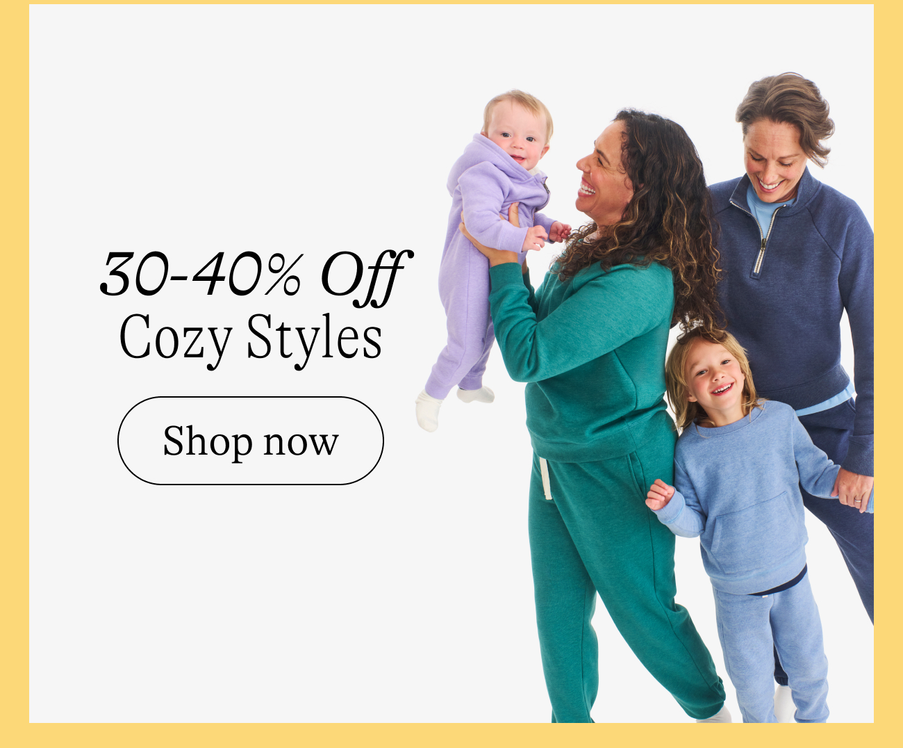 30-40% Off Cozy styles