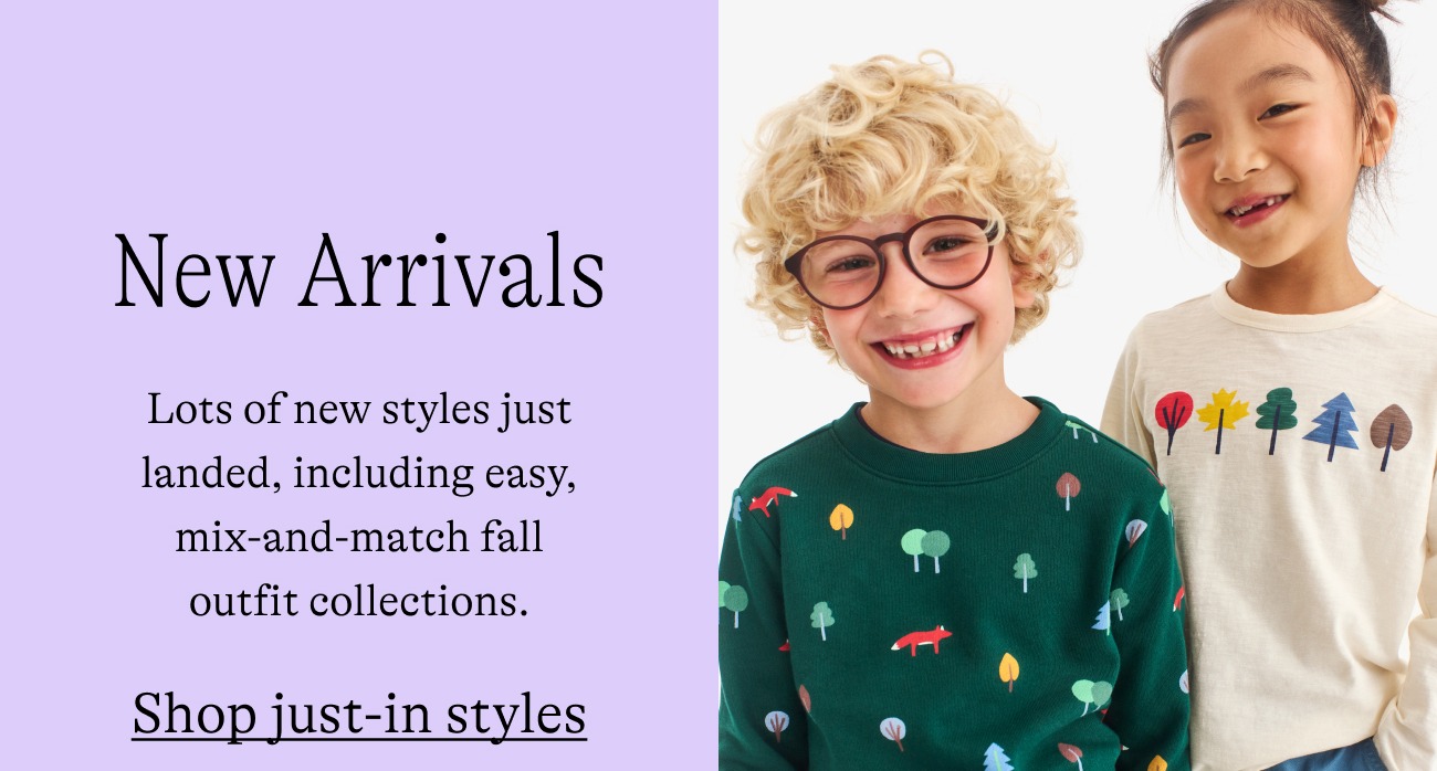 New Arrivals Lots of new styles just landed, including easy, mix-and-match fall outfit collections.