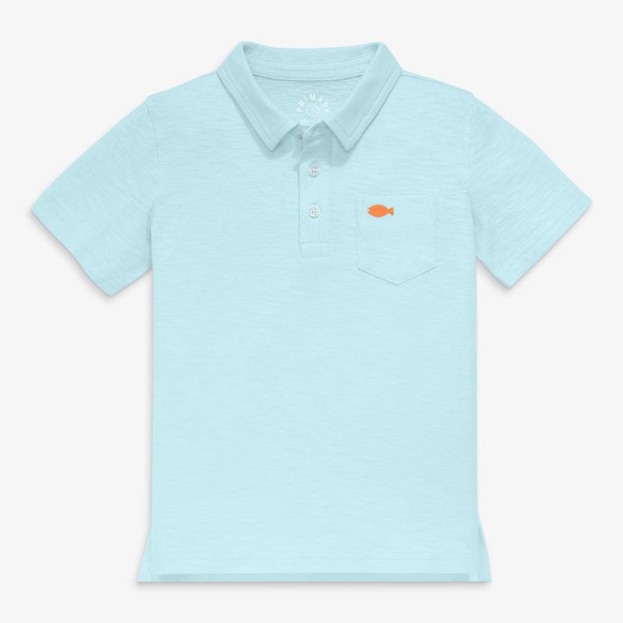 Kids embroidered polo
