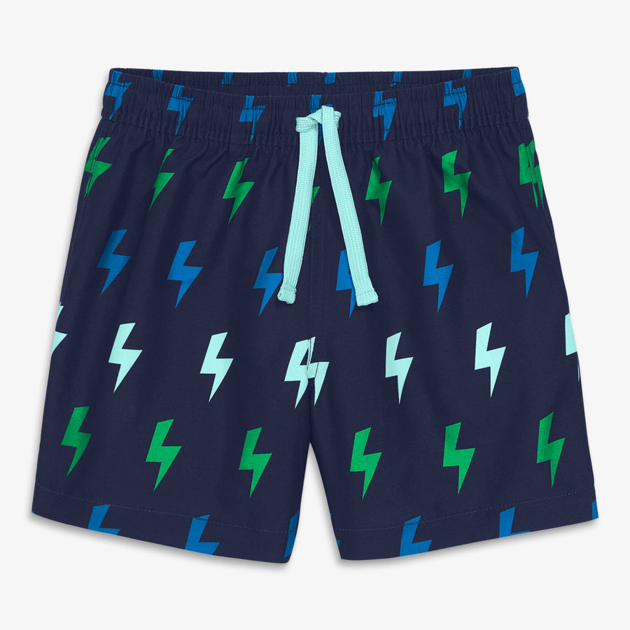 Kids swim trunk in mini bolts