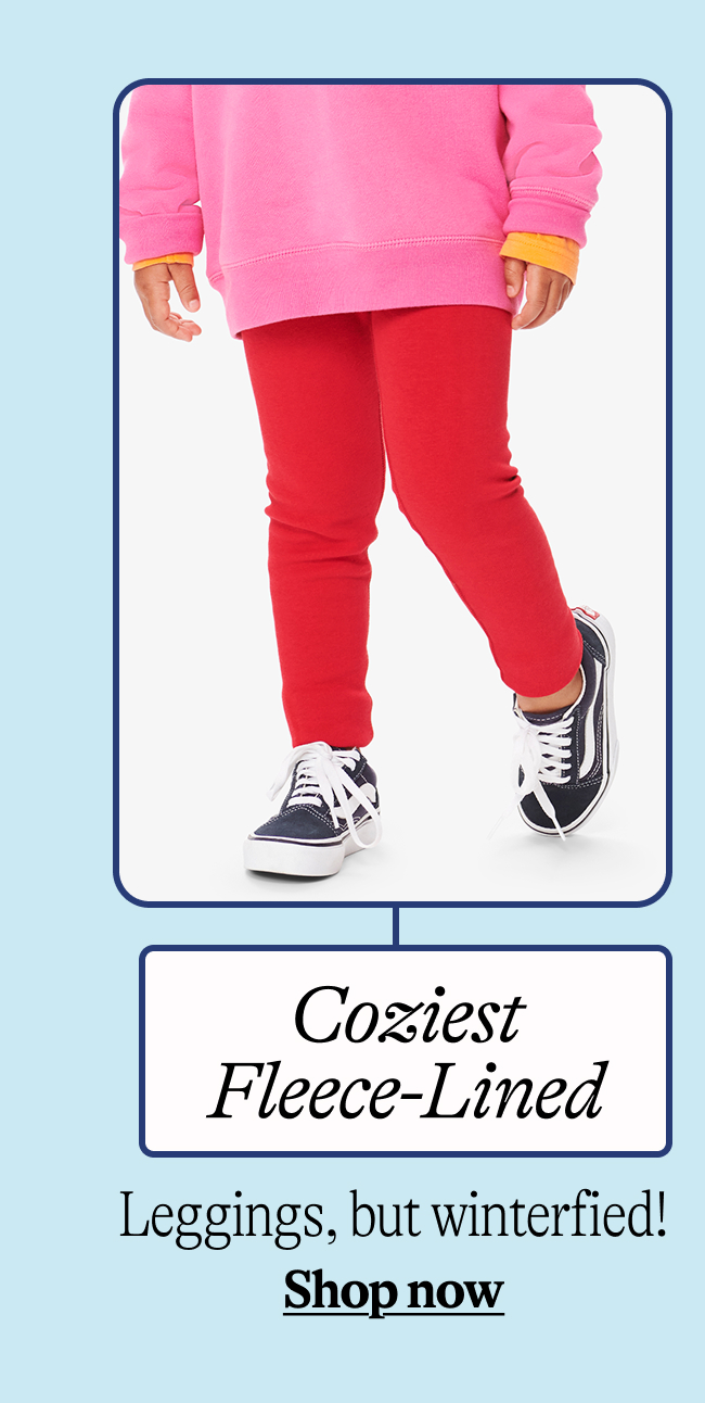 Coziest Fleece-Lined Leggings, but winterfied!