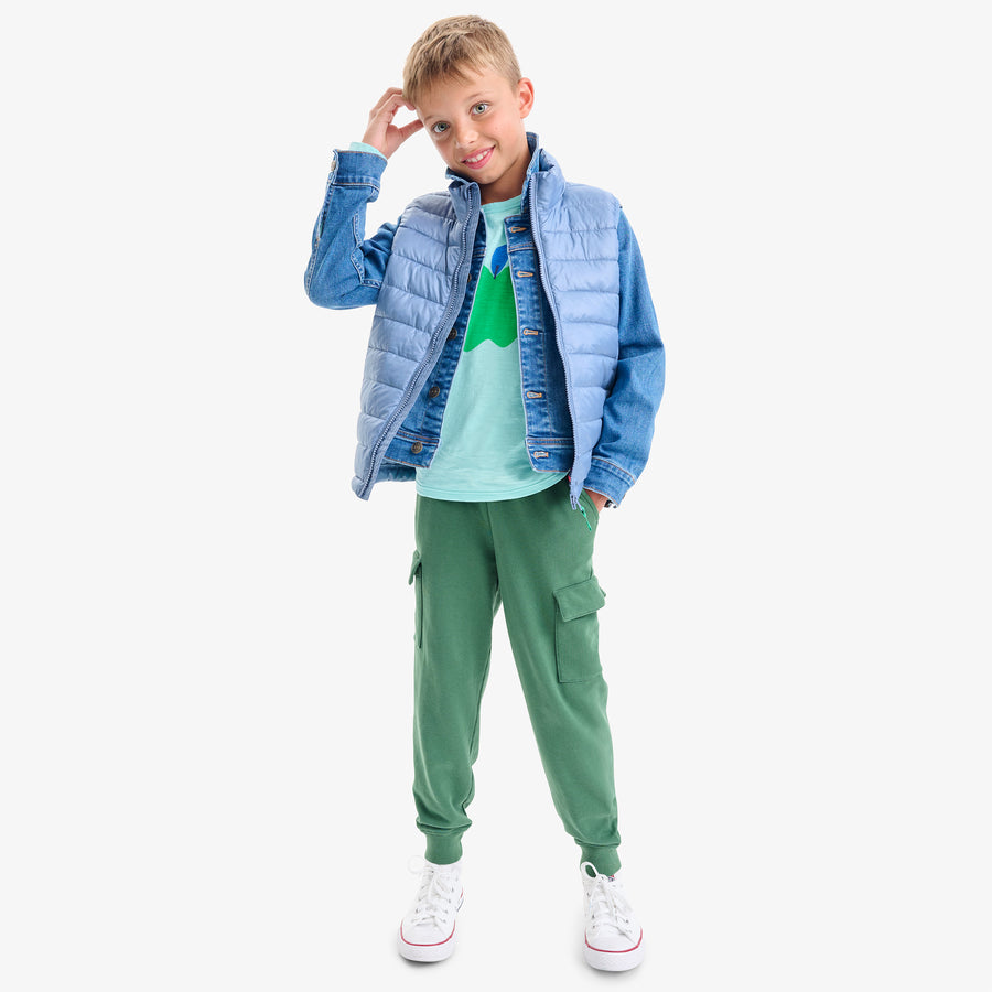 Kids cargo jogger