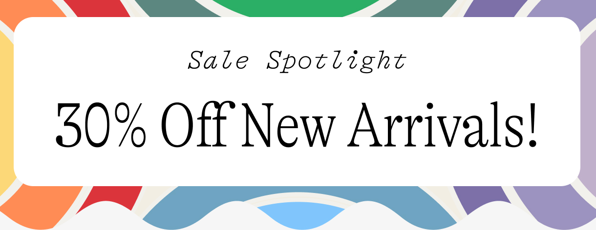Sale spotlight: 30% off new arrivals