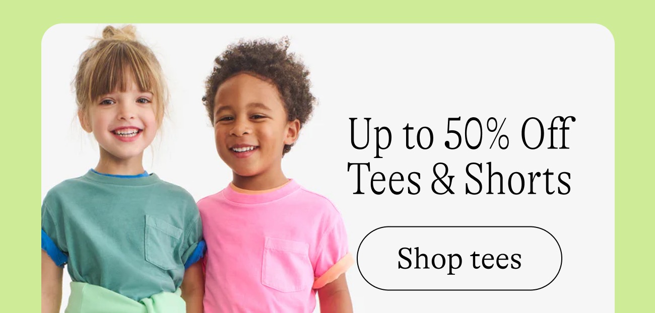 20-50% Off Shorts → shop tees
