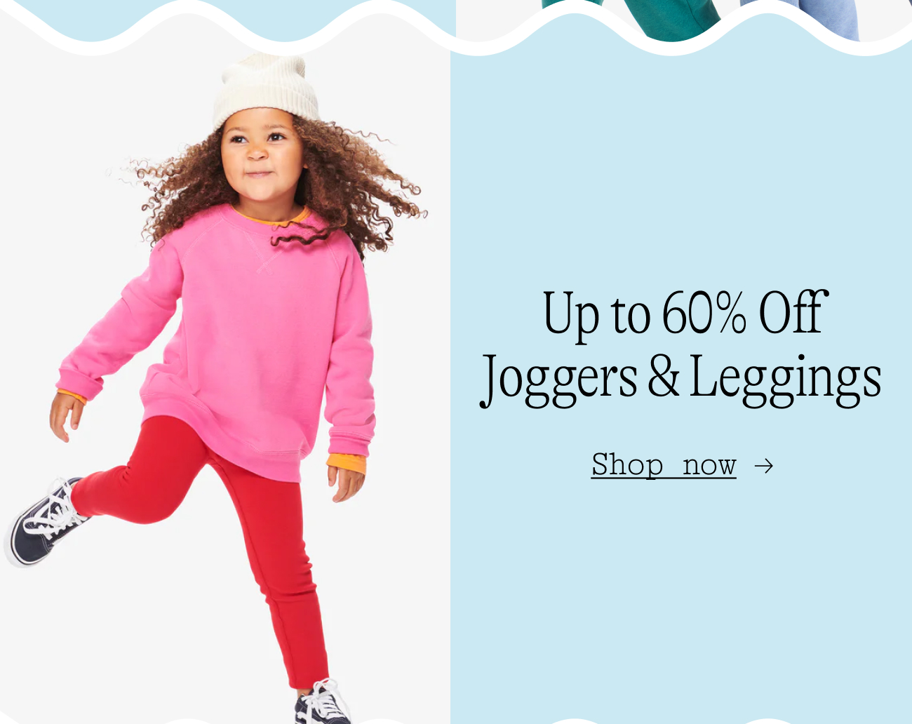 up to 60% off joggers & leggings