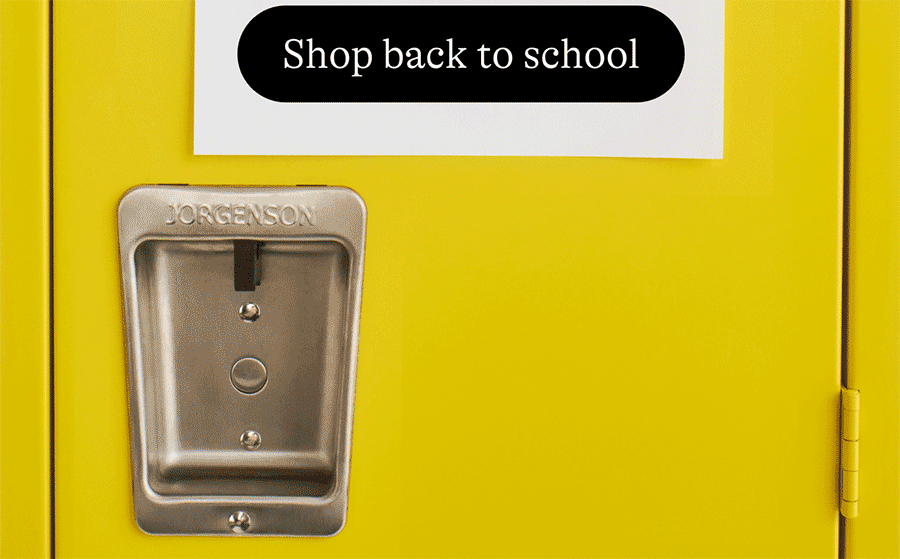 Shop back to school