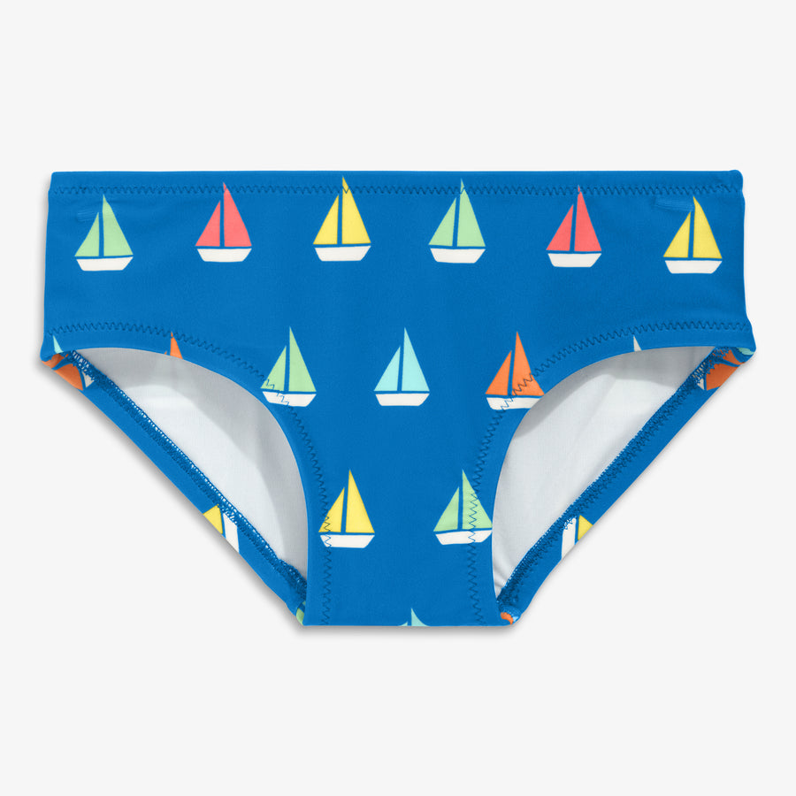 Kids swim bikini bottom in set sail