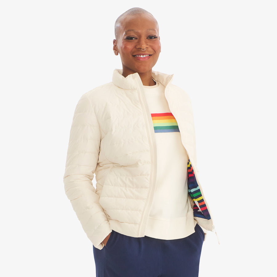 Adult lightweight puffer jacket (women's fit)