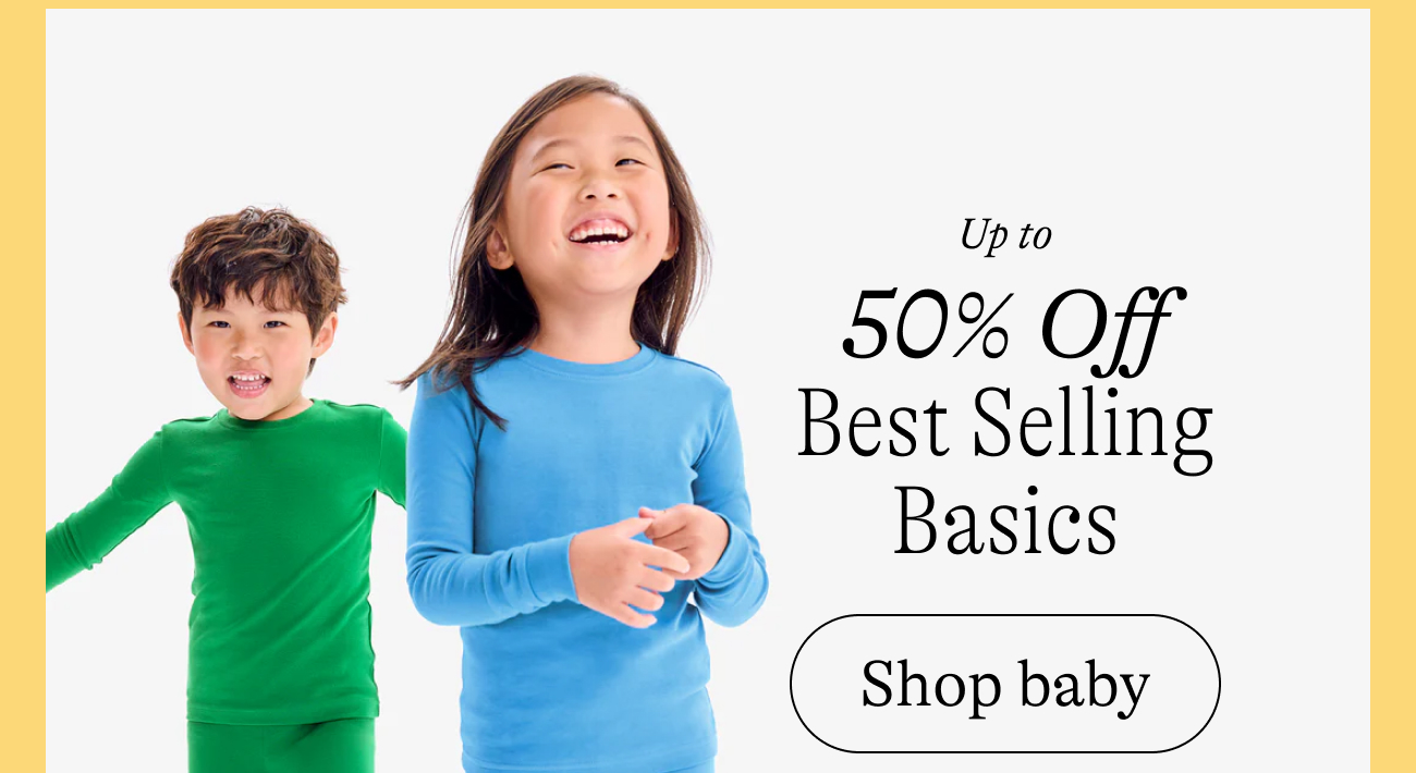 30-40% off bestselling basics 