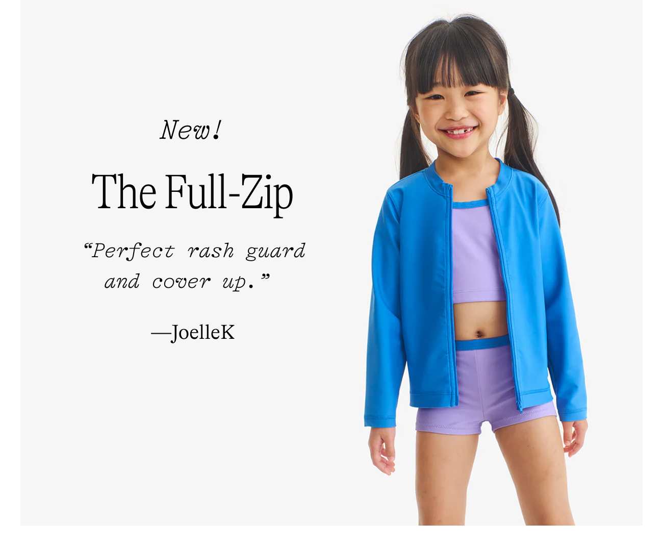 New! The full zip. “Perfect rash guard and cover up.”  —JoelleK