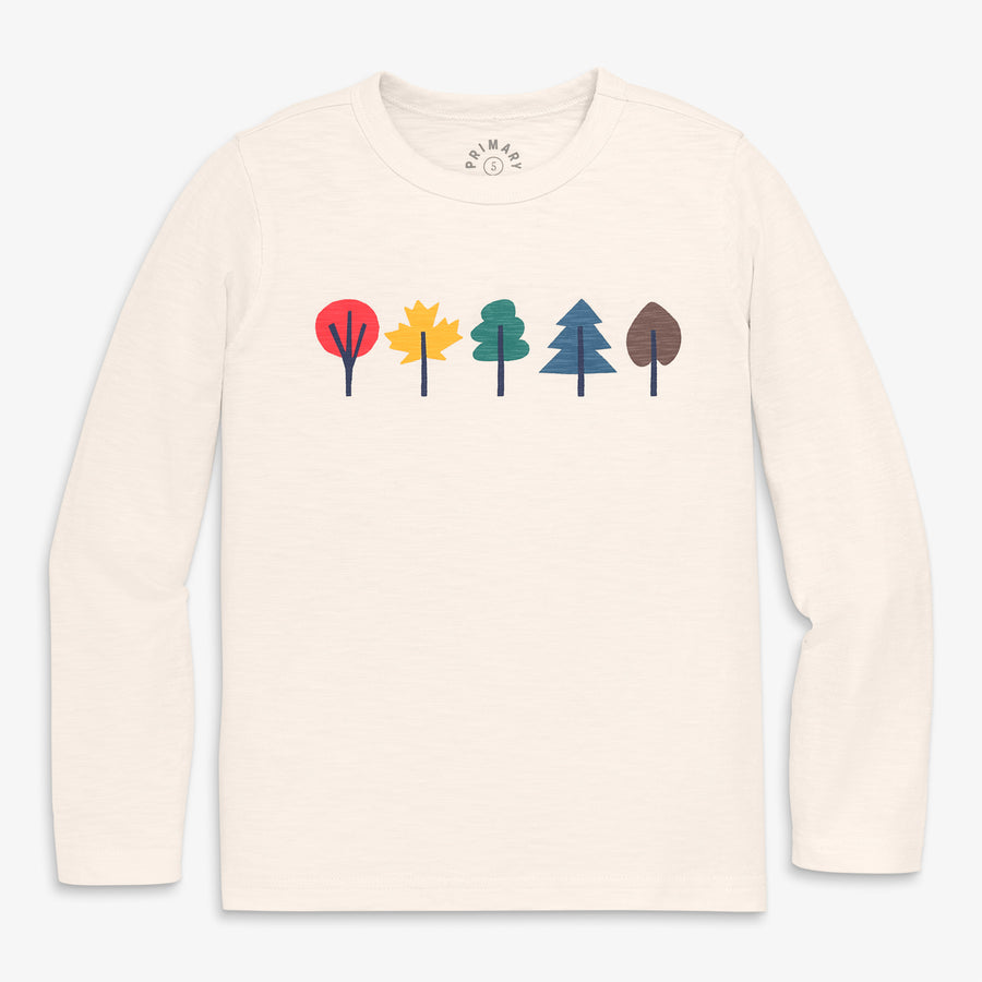 Kids long sleeve foliage tee